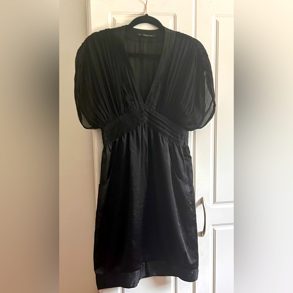 Little black silk dress